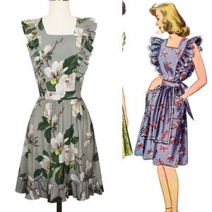 Trashy Diva Steel Magnolias Pinafore 1940s 6 S/M